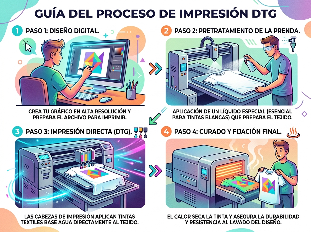 ¿Qué es la impresión DTG?